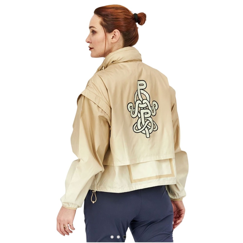 Puma X Pronounce Women's Woven Beige Lightweight Limited Edition Jacket Size XL